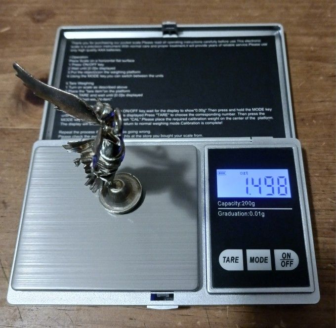 1.5 Oz Silver Angel Statue