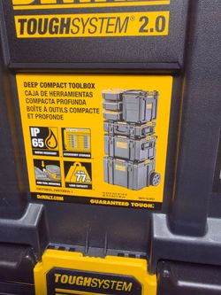 DEWALT TOUGHSYSTEM-2.0 TOOL BOX SET NEW