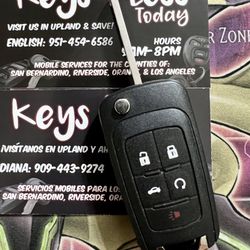 [$100 in Upland] Chevy GMC Buick Flip Key w/ Remote Start Copy (LaCrosse, Encore Verano, Equinox, Camaro, Cruze, Impala, Malibu, Sierra, Terrain)