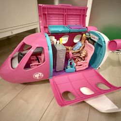 Barbie Airplane, Two Barbie dolls, Doll House Toy, Girls Toy