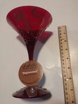 Lolita NWT Bejeweled Martini glass