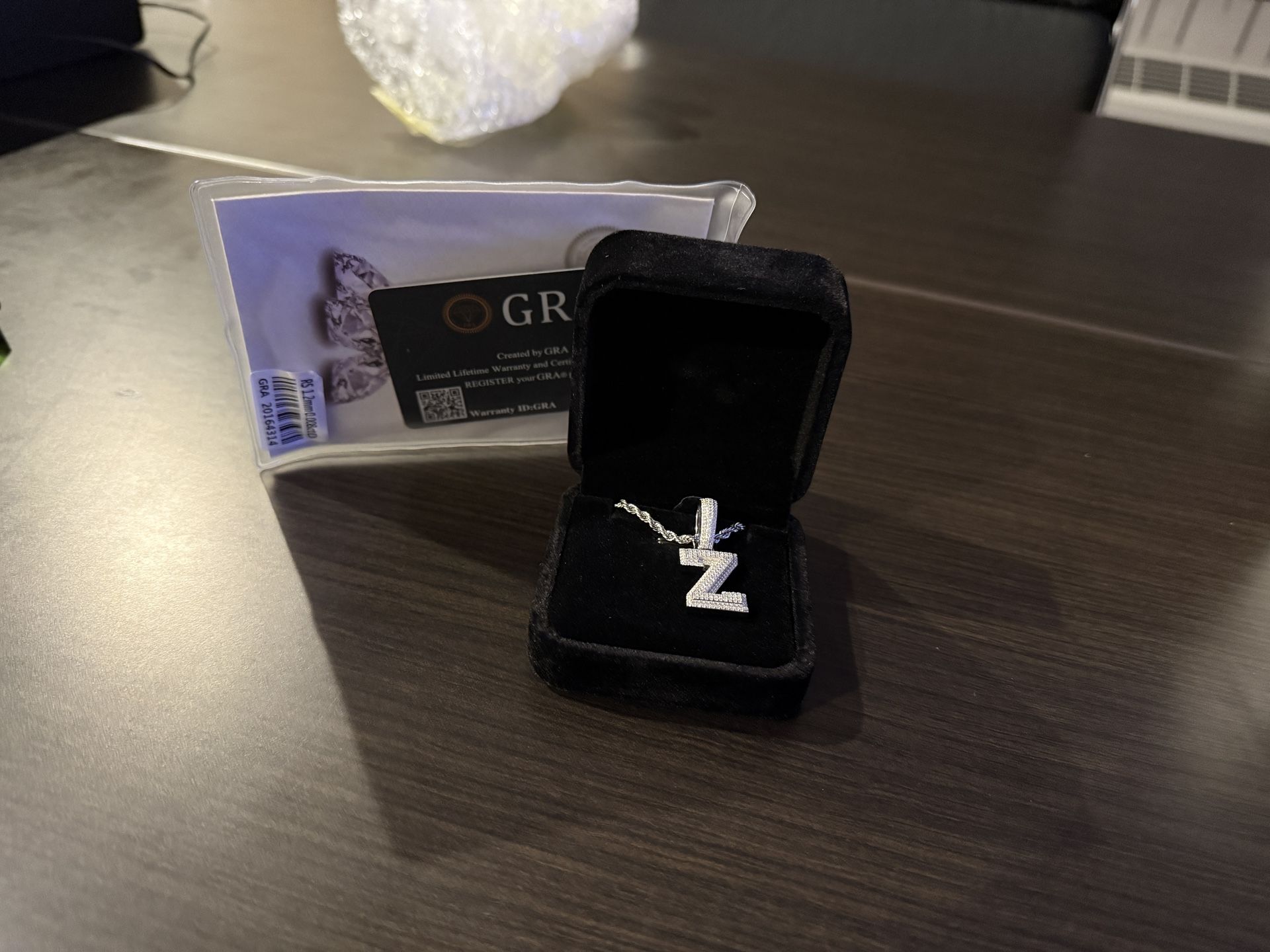 Moissanite Pendent With 925 Silver