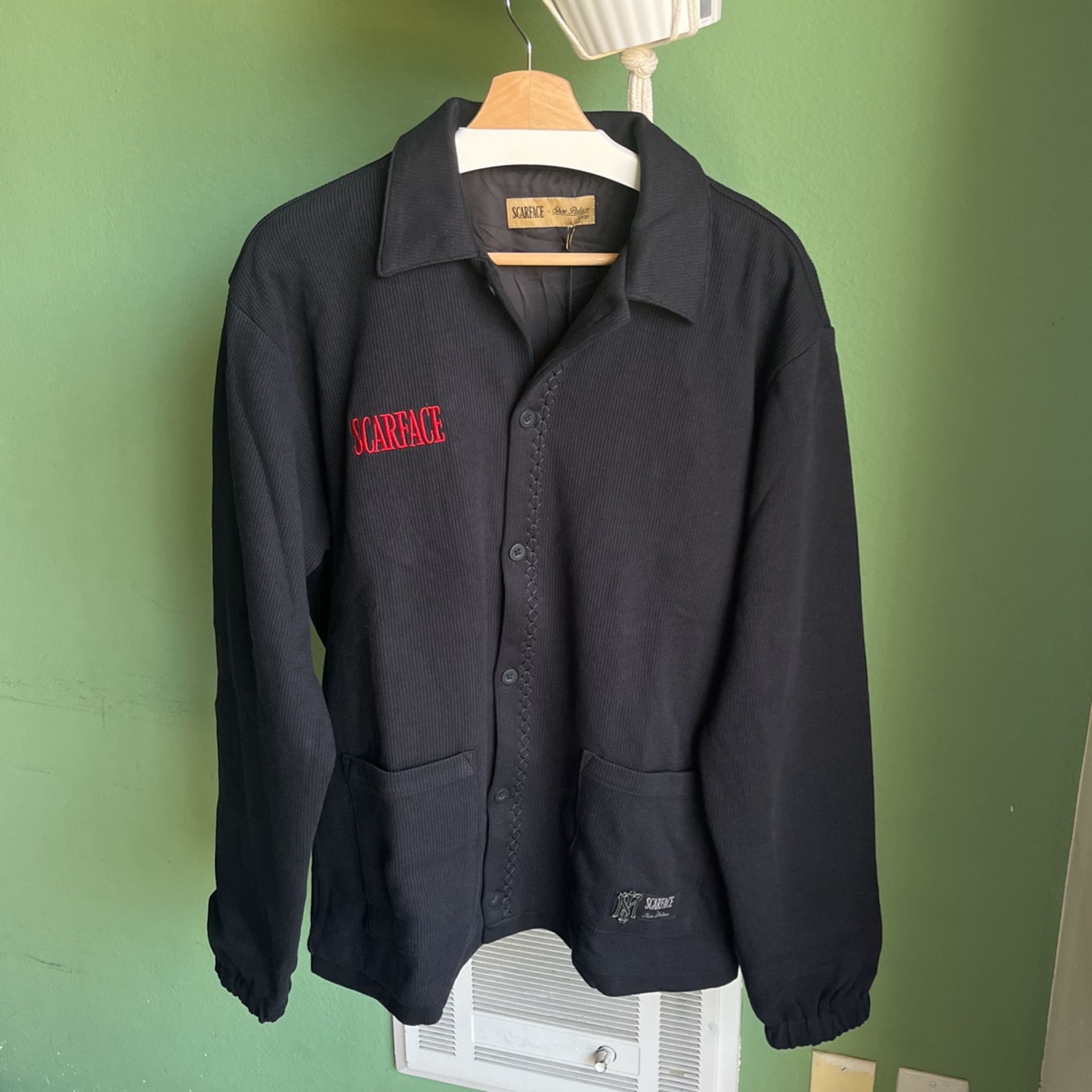 Scarface Corduroy Embroidered Jacket