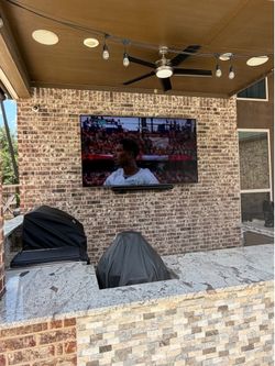 Tv with sound set up