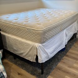 Queen Size Bed Frame And Mattress 