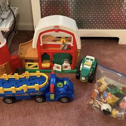 Farm With Sounds & People