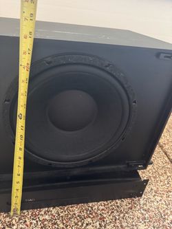 12 inch Triad subwoofer with amplifier.