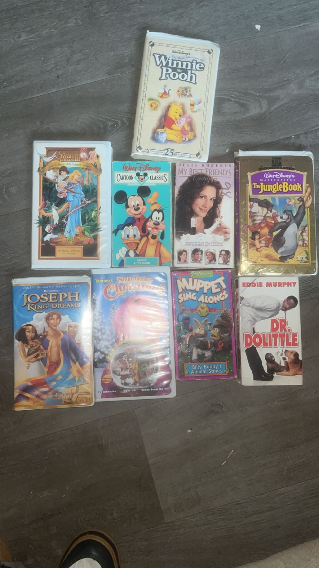 vintage VHS tape Bundle