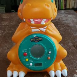 Digimon Digital Alarm Clock Vintage Collectible Anime