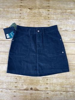 Roxy Juniors’ Cotton Corduroy Mini Skirt Blue Navy Sz Small NWT - Sample
