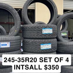 245-354R20 BRAND NEW TIRES MOUNT AND BALANCE