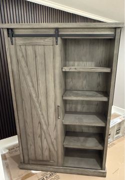 Sliding Barn Door Armoire/Cabinet
