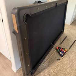 Pool Table 7ft Black