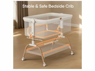 3-in-1 Bassinet Bedside Crib