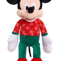 Disney Mickey Mouse Large Holiday Plush