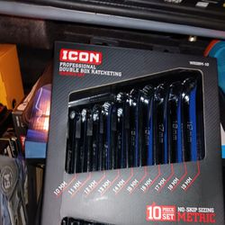 Icon Double Box Ratching Wrench Set