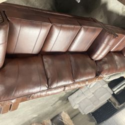 Leather Sofa And Love Seat
