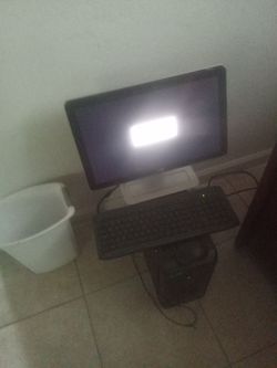 Computer monitor keyboard mouse