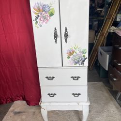 Refinished Jewelry Armoire