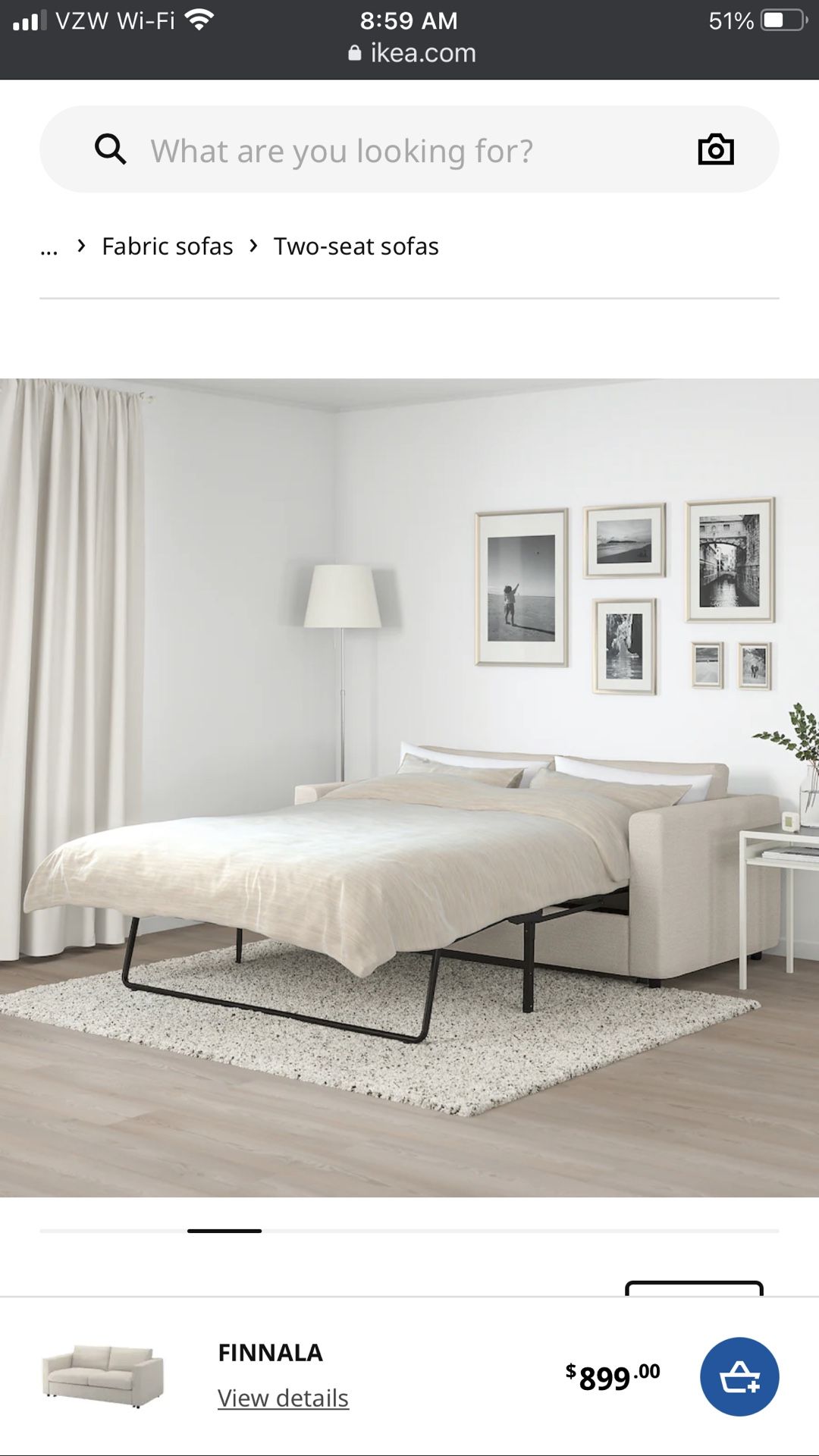 Ikea Finnala Sleeper Sofa