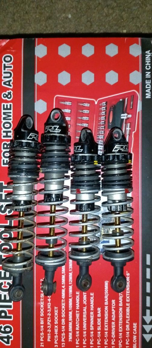 Rc Proline Pro-line Power Stroke Shocks Traxxas Losi Hpi Tamiya Sct
