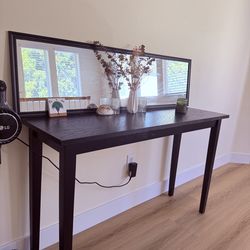 Black end table