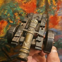 Iron Cast Antique 1940s Brass Iron Tank