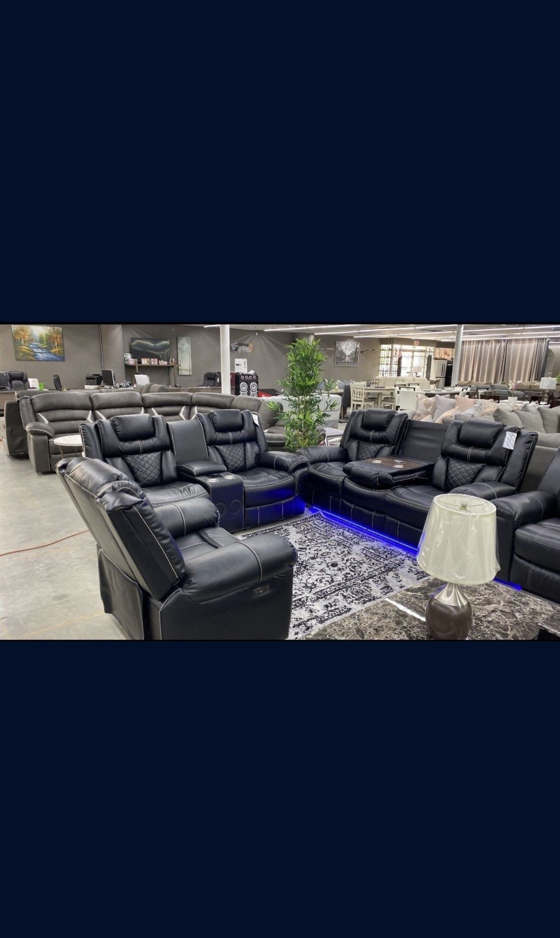 New 3pc Recliners Set