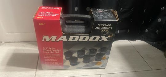 Drive Wheel Bearing Lock Nut Set/Juego De Dados Para Tuercas De Seguridad De Cojinetes De Rueda