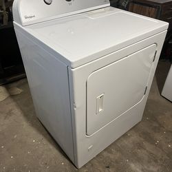 Whirlpool gas dryer installed