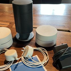 Google WiFi Router W/ Two Repeaters 