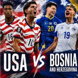USA VS BOSNIA WORLD CUP ROUND 32