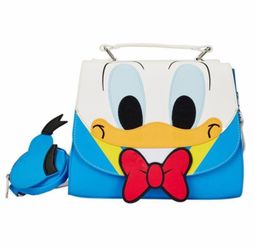 Disney Loungefly Donald Duck Crossbody Purse with Wallet