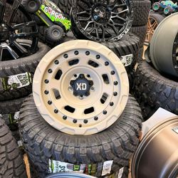 17x9 XD Off-road Sand 5x127 Wheels -12 Offset 