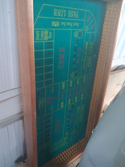 Casino-Style Craps Table Layout