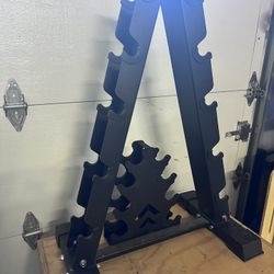 Dumbbell Weight trees Rack, Can Hold A Total Of 9 Sets.  