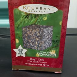 Christmas Hallmark Star Trek BORG w Voice Ornament
