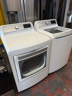 Set LG washer and dryer gas