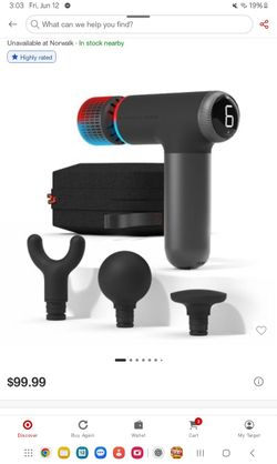 Sharper Image Power Boost pro+ massage gun