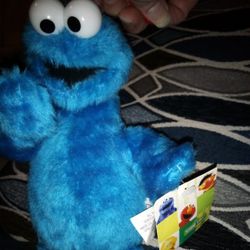 NWT Cookie Monster Plush From Sesame Street 