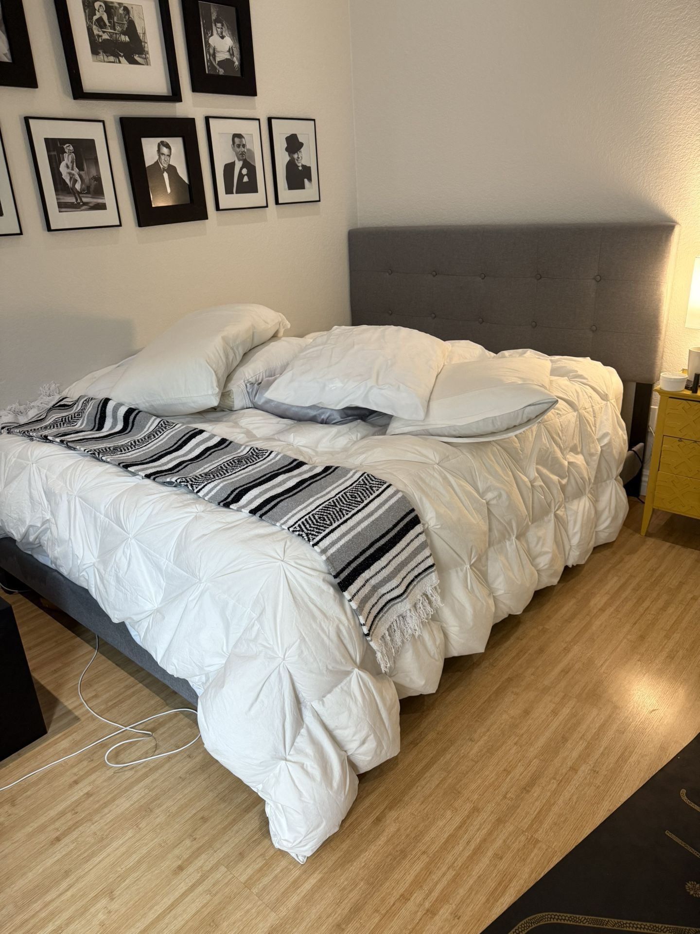 Gray Bed Frame