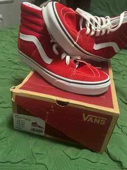 Red Hightop sneakers