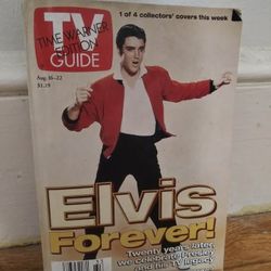 Vintage TV Guide Elvis Forever August 1997 Collectible Cover