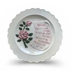 Vintage Decorative Ceramic Mother Quote Plaque/Plate