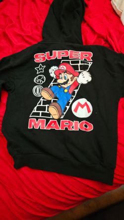 Super Mario Black Graphic Hoodie