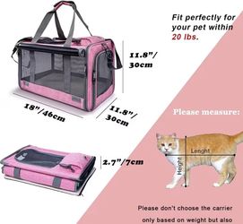 Cat/Dog Carrier (medium) and harness (small)