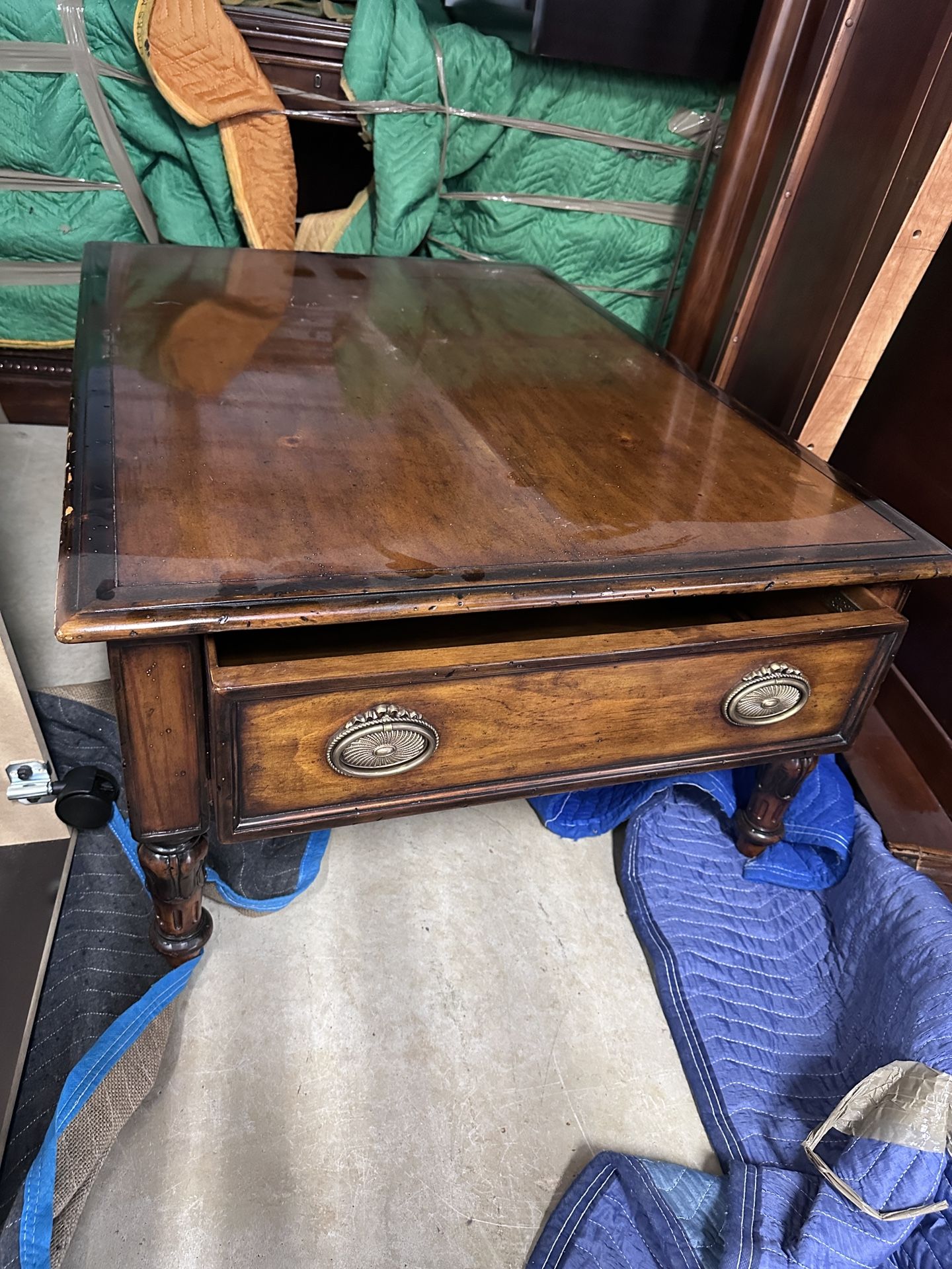 Antique Theodore Alexander, Oversized Coffee Table