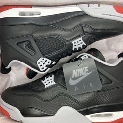 Nike Air Jordan Retro 4 Bred 