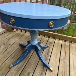 Two Tone Be Drum Table