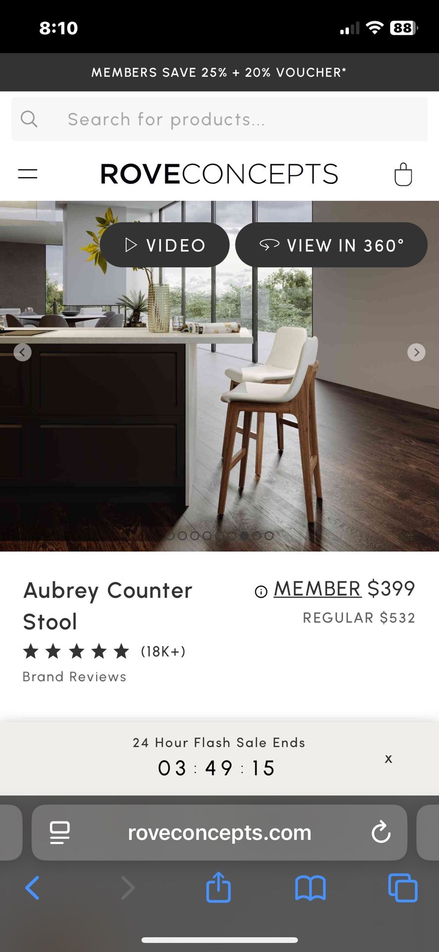 Rove Concepts Aubrey Counter Stools